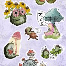 Mon projet du cours : Illustration de personnages adorables inspirés de la nature. Character Design, Drawing, Digital Illustration, and Digital Drawing project by foellneranouk - 09.17.2023