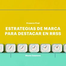Mi proyecto del curso: Estrategias de marca para destacar en redes sociales Ein Projekt aus dem Bereich Marketing, Social Media und Markenstrategie von Nicole Casanova - 15.09.2023