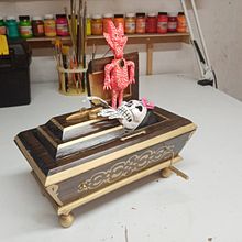 La catrina contra el chamuco . % Yanalthé Yan tarafından hazırlanan O, Ve uncak Tasarımı projesi - 09.17.2023