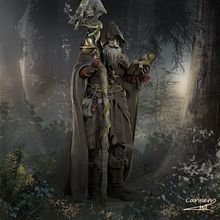 Merlin. Un proyecto de Modelado 3D, Diseño de personajes 3D, Concept Art, Matte Painting y 3D de Carmen Martín Rodríguez - 18.09.2023