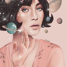 Universos. Un proyecto de Ilustración digital e Ilustración editorial de Ana Sentieri - 18.09.2023