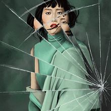 Reflejos. Un proyecto de Ilustración digital e Ilustración editorial de Ana Sentieri - 18.09.2023