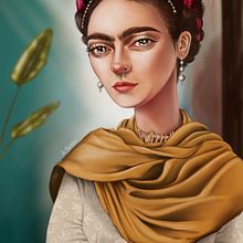 Frida. Un proyecto de Ilustración digital de Ana Sentieri - 18.09.2023