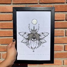 Olho de rinoceronte. Traditional illustration project by Gabriela S. Barreto - 09.18.2023