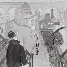 Urban Watercolour Sketches . Fine Arts, Sketching, Pencil Drawing, Drawing, Photograph, Watercolor Painting, Fine-Art Photograph, Architectural Photograph, and Colored Pencil Drawing project by Geoffrey Hodgson - 09.18.2023