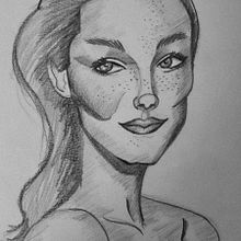 Mi proyecto del curso: Cuaderno de retratos a línea con grafito. Fine Arts, Sketching, Drawing, Portrait Drawing, and Sketchbook project by Nestor Duran - 09.18.2023