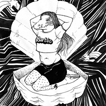 Croco Ladies. Traditional illustration, Drawing, Ink Illustration, and Editorial Illustration project by Sarah Medina Rojas - 09.19.2023