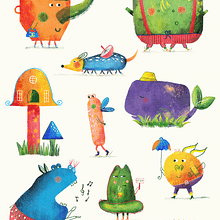 Mój projekt z kursu: Kreatywne laboratorium rysunkowych postaci dla dzieci. Character Design, Digital Illustration, Children's Illustration, and Picturebook project by Aleksandra Grala - 09.19.2023