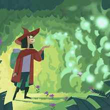 My project for course: Fantastical Illustrations with Procreate. Een project van Traditionele illustratie, Digitale illustratie y Digitale tekening van Anggita Choirunnisa - 20.09.2023