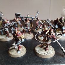 Banda de Warcry Iron Golemns. Pintura projeto de Pablo Us - 23.01.2023