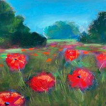 Paintings in soft pastels. Painting project by Diane Holmes - 09.20.2023