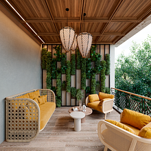 PROYECTO FONTARI. Architecture, Interior Design, Floral, Plant Design, and 3D Modeling project by Gabriel Cuenca Espinoza - 08.15.2023