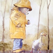 Mój projekt z kursu: Postacie zwierząt w akwareli dla książek dla dzieci. Een project van Traditionele illustratie,  Beeldende kunst, Schilderij,  Tekening, Aquarelschilderen, Kinderillustratie y Verhaallijn van Agnieszka Górka - 20.09.2023