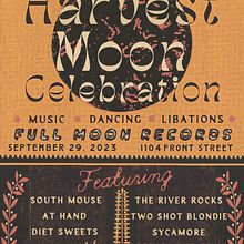 Harvest Moon 2023 Promo. Poster. Un proyecto de Diseño, Música, Publicidad, Diseño de carteles y Diseño digital de Tess - 20.08.2023