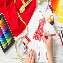 Diseño y confección de vestido para mi sesión de maternidad. Design, Fashion Design, and Fashion Photograph project by Sofía Ortiz - 08.30.2019