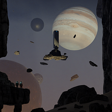 My project for course: Fantastic 3D illustration with Blender . 3D, Ilustrasi Digital, Dan desain 3D proyek oleh Jean-Claude De La Ronde - 09.20.2023