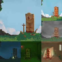 My project for course: Lighting Principles for Digital Painting. Un progetto di Illustrazione tradizionale, Illustrazione digitale e Pittura digitale di Tetiana Halushkina - 21.09.2023