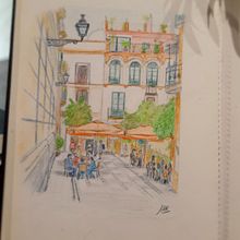 Mi proyecto del curso: Sketchbook ilustrado con lápices de colores. Traditional illustration, Fine Arts, Sketching, Pencil Drawing, Drawing, Artistic Drawing, and Sketchbook project by mmarbastida - 09.21.2023