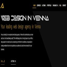 Web design agency Vienna | Web design with great services. Een project van Merkstrategie, Grafisch ontwerp y  Webdevelopment van petermarkus1989 - 21.09.2023