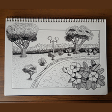 Meu projeto do curso: Ilustração com tinta e bico de pena: registre o mundo natural. Een project van  Schetsen,  Tekening,  Artistieke tekening, Sketchbook,  Illustratie met inkt y Naturalistische illustratie van Priscila Cruz - 21.09.2023