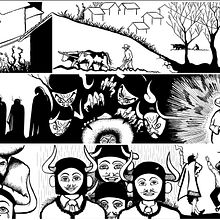 Mi proyecto del curso: Narrativa para una novela gráfica. Un progetto di Illustrazione tradizionale, Fumetto, Stor, board e Narrativa di Renato Chavez Pajares - 21.09.2023