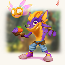 Cryro . Character Design, and Digital Drawing project by Chance Ledford - 10.13.2020