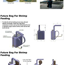 Future Bag for Shrimp Feeding_Nabil Luthfi Nazer. Un progetto di Design, Gestione progetti di design, Design industriale, Design dell’informazione e Product design di nabilluthfinazer12 - 22.09.2023