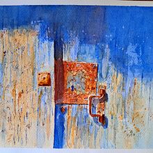 Mein Abschlussprojekt für den Kurs: Aquarell Textur-Meisterkurs. Un progetto di Belle arti, Pittura e Pittura ad acquerello di Rosemarie - 22.09.2023