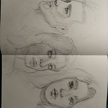 Mi proyecto del curso: Sketchbook de retrato: explora el rostro humano. Esboçado, Desenho, Desenho de retrato, Desenho artístico, e Sketchbook projeto de noyoyotl - 23.09.2023