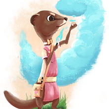 Meu projeto do curso: Criação de personagens antropomórficos. Un projet de Conception de personnages, Dessin et Illustration numérique de Alexandre D. de Oliveira - 18.09.2023