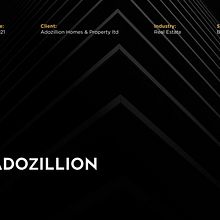 Adozillion Homes and Realty: Redesign. Design, Br, ing, Identit, Graphic Design, and Logo Design project by Ibraheem Adekola - 10.19.2021