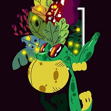 My project for course: Illustrated T-Shirts: Create Your Collection. Traditional illustration, Graphic Design, Lettering, Drawing, Fashion Design, and Digital Illustration project by ondrador - 09.23.2023
