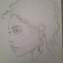 My project for course: Portrait Sketchbooking: Explore the Human Face. Projekt z dziedziny Sketching,  R, sunek, Portret,  R, sunek art, st, czn i Sketchbook użytkownika Jeraldine Derksen - 25.09.2023