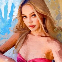 She is  Lily MayMac - Creating Stunning Portraits in Procreate: Advanced Techniques on Domestika - Project by Rod Lovell #11. Pencil Drawing, Drawing, Portrait Drawing, Realistic Drawing, Artistic Drawing, Digital Drawing, Figure Drawing, Colored Pencil Drawing, Design, Traditional illustration, Painting, Watercolor Painting, Acr, lic Painting, Oil Painting, Digital Painting, Gouache Painting, Matte Painting, Decorative Painting, Portrait Photograph, Portfolio Development, Self-Portrait Photograph, Fashion Design, Fashion Photograph, Fashion Illustration	, Instagram, Instagram Photograph, Photograph, Character Design, Digital Illustration, Vector Illustration, Botanical Illustration, Editorial Illustration, Decoration, Interior Decoration, Arts, Crafts, and Fine Arts project by Rod Lovell - 09.20.2023