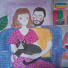 Il mio progetto del corso: Illustrazione giocosa con acquerello e matite colorate Ein Projekt aus dem Bereich Traditionelle Illustration, Malerei, Aquarellmalerei, Porträtzeichnung und Zeichnen mit Buntstiften von chiararos87 - 24.09.2023