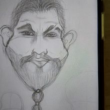 Meu projeto do curso: Retrato em caricatura com grafite. Un progetto di Illustrazione tradizionale, Disegno e Disegno di ritratti di florindafrade75 - 25.12.2023