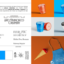 Meu projeto do curso: Sorveteria (São Francisco). Br, ing, Identit, Graphic Design, T, pograph, Stor, telling, T, pograph, and Design project by Vinícius Marques Silva - 09.24.2023