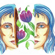 Mi proyecto del curso: Retrato con naturaleza en acuarela. Painting, Watercolor Painting, and Portrait Drawing project by Grace Luna - 09.25.2023
