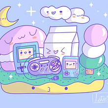 My project for course: Designing Kawaii Worlds: Spread Joy Through Illustration. Un progetto di Character design, Illustrazione digitale e Manga di Alexandra Silverio - 25.09.2023