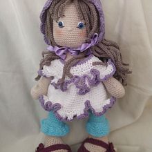 Mi proyecto del curso: Elaboración de muñecas amigurumi románticas. Arts, Crafts, To, Design, Fiber Arts, Crochet, Amigurumi, and Textile Design project by María Cristina Delendati - 09.25.2023