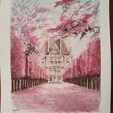 Il mio progetto del corso: Disegno architettonico con acquerello e inchiostro. Projekt z dziedziny Sketching,  R, sunek, Malowanie akwarelą, Sketchbook,  R i sunek atramentem użytkownika Gabriella Orlandi - 25.09.2023