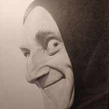 Retrato Marty Feldman - Igor - "El jovencito Frankenstein" - grafito. Drawing, Pencil Drawing, Portrait Drawing, Realistic Drawing, Artistic Drawing, Film, Video, TV, Film, and Fine Arts project by César Delgado - 02.12.2023