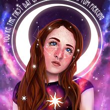 Mi proyecto del curso: Retratos digitales de fantasía con Photoshop. Projekt z dziedziny Trad, c, jna ilustracja,  R, sunek, Ilustracja c, frowa, Portret, R, sunek c, frow, Malarstwo c i frowe użytkownika Victor Villagómez Hernández - 19.09.2023