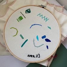 Mi proyecto del curso: Bordado contemporáneo con puntos tradicionales mexicanos. Arts, Crafts, Embroider, Fiber Arts, and Textile Design project by Gabriela Enríquez - 09.26.2023