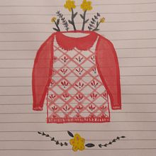 Mi proyecto del curso: Ilustraciones bordadas: de la acuarela al hilo. Design de acessórios, Design de vestuário, Artesanato, Bordado, Tecido, Teoria da cor, e Design têxtil projeto de Carrizo Brenda Anabella - 26.09.2023