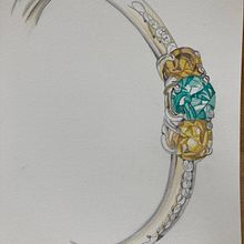 Mon projet du cours : Illustration commerciale aux crayons de couleur. Traditional illustration, Pencil Drawing, and Colored Pencil Drawing project by Trysken Van Crombrugge - 09.26.2023
