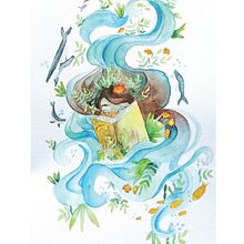 Il mio progetto del corso: Tecniche ad acquerello per illustrazioni da sogno. Un projet de Illustration traditionnelle, Dessin, Aquarelle et Illustration éditoriale de ALESSANDRA VISSER - 26.09.2023