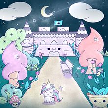 Mi proyecto del curso: Diseño de mundos kawaii: crea ilustraciones alegres. Character Design, Digital Illustration, and Manga project by sandraesmar - 09.26.2023