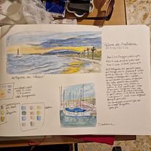Il mio progetto del corso: Diario di viaggio ad acquerello. Projekt z dziedziny Trad, c, jna ilustracja, Malowanie akwarelą,  R, sunek architektoniczn i Sketchbook użytkownika Cintia Faraco - 24.10.2023