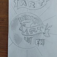 Mijn project van de cursus: Creëer belettering met krijt voor muurschilderingen. Un proyecto de Arte urbano, Lettering, H y lettering de Suzy Nuyts - 27.09.2023